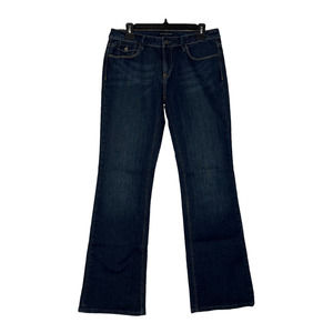 Banana Republic Bootcut Women’s Jeans Size 8R Dark Blue Cotton Spandex